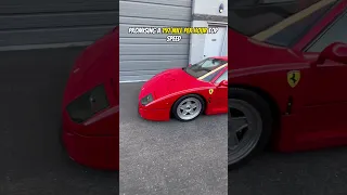 Ferrari F40 is a punch in the face