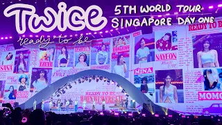 TWICE: ready to be | 5th world tour | concert day 1 (singapore 2023)