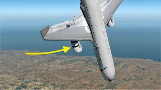Reverse Thrust Deployment In Midair Causes PLANE TO SPIRAL To Ground