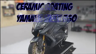 Ceramic coating on a Yamaha T MAX 560