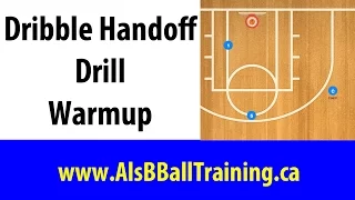 Dribble Hand Off Basketball Drill and Warmup