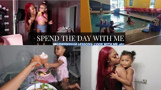 VLOG | Day In The Life: GRWM, Swim Lessons, Shopping, Cook With Me , ETC