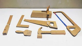How to make woodworking tools out of cardboard