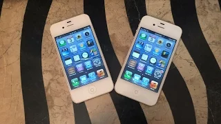 iPhone 4 vs 4S iOS 6 Speed Test