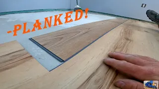 Vinyl Plank Flooring Install.....Ridiculously Easy!!!