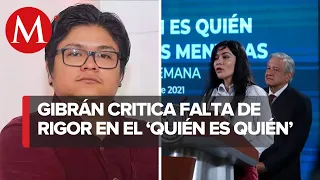 Nueva sección en La mañanera, ¿funcionará el "Quién es quién en las mentiras"?, Gibrán Ramírez