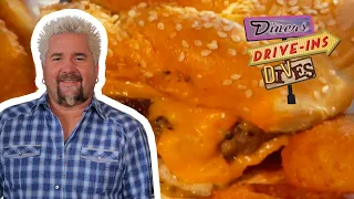 Guy Fieri Eats a Cheddar Burger in Chicago (THROWBACK) | Diners, Drive-Ins and Dives | Food Network