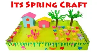 Spring Season 3D Model For School Project Ideas | Spring Season Paper Crafts for School Kids | #18