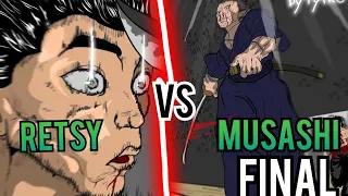 Musashi vs Retsy (Final) /// Мусаши против Рецу финал fananimation