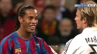 Ronaldinho  Zidane Showing Their Class in 2005  | BLUFFIN Football