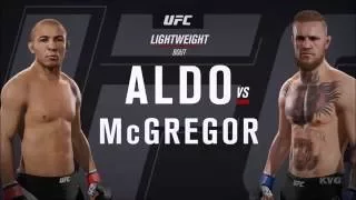 EA Sports UFC 2 - José Aldo vs Conor McGregor | Gameplay (HD) [1080p60FPS]