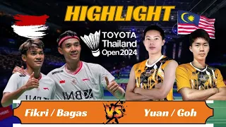 Badminton TOYOTA Thailand Open | M.Fikri/B.Maulana (Indonesia) vs B.Xin Yuan/Goh V Shem (Malaysia)