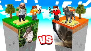 WIEŻA TENGE TENGE vs WIEŻA CHIPI CHAPA w Minecraft!