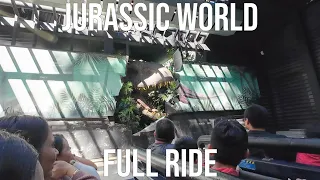 Jurassic World FULL RIDE Universal Studios Hollywood | Jeff Goldblum sighting | DJI Osmo Action 4