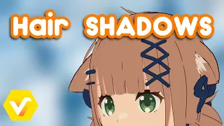 【Vroid】Moving hair shadows tutorial ˚ ♡