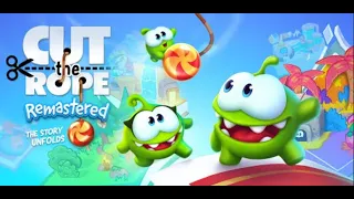 Cut the Rope remastered Level 1-1 to 1-25 Apple Arcade walkthrough