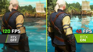 The Witcher 3 Next-Gen Update PC | Ray Tracing ON vs OFF | Graphics and Framerate Comparison