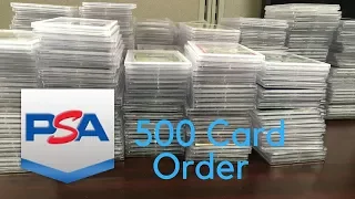 PSA 500 Card Bulk Order Arrives Back from California