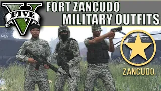GTA V - New Fort Zancudo Military Outfits! Top Custom Military Outfits