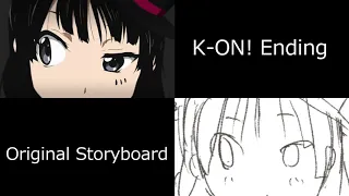 K-on! Ending『 Don't say "lazy"』Storyboard Comparison