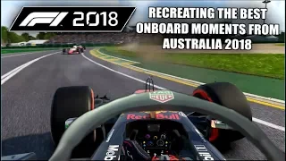 F1 2017 GAME: RECREATING THE BEST ONBOARD MOMENTS FROM AUSTRALIA 2018