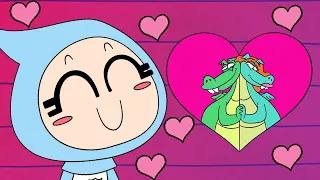 Boy & Dragon Celebrate Love! | Boy And Dragon Cartoons #valentine