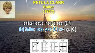 Sailor - Petula Clark (1967) (LYRICS & GUITAR CHORDS)