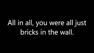 Another Brick in the Wall, Pt. 3/Goodbye Cruel World