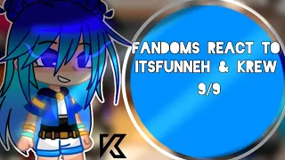 Fandoms React To ItsFunneh & Krew || Gacha || 4000 sub special || 9/9 || FINALE..? || S1 E9