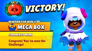 Complete CHALLENGE LEON ✅ | Free Mega Box Opening + Brawl Stars Quests ❤️