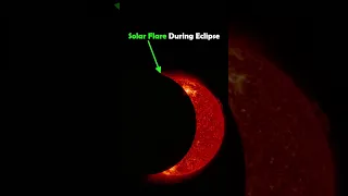 Solar Flare During Eclipse