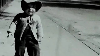 Vintage 8mm Film Footage 1930's Baby Girl Walking Playing Record Player