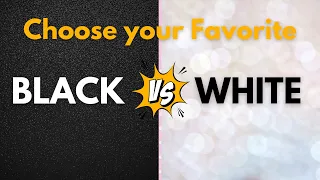 Choose Your Gift 🎁 | Black VS White | pick one kick one | Colorful Fashion