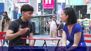 TVE Telediario Nacional - El Mago Pop debuta en Broadway