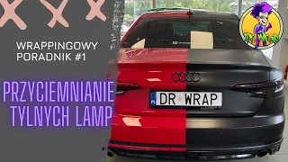 Jak przyciemnić tylne lampy folią | Wrappingowy poradnik #1