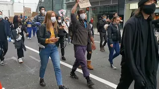 Black lives matter Victoria street London