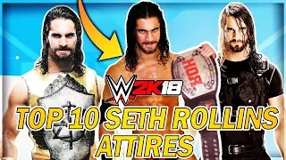 WWE 2K18: Top 10 Seth Rollins Attires - Community Creations Showcase