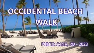 Occidental Beach walk  Punta Cana RD YouTube