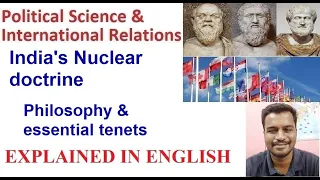 Political Science & International Relations(PSIR)|lecture in English|India's nuclear doctrine