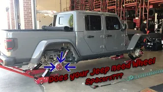 Jeep Gladiator Wheel Spacer Install - How I'm running Factory Wheels with 37" Tires and NO RUB