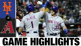 Mets vs. Diamondbacks Game Highlights (4/22/22) | MLB Highlights