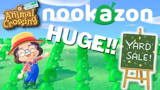 hosting a HUGE yard sale on Nookazon!