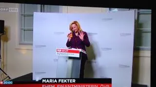 Maria Fekter sagt TSCHULDIGUNG