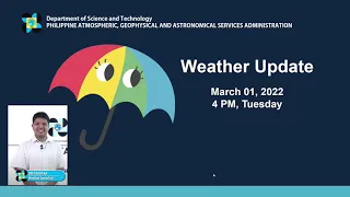 Public Weather Forecast Issued at 4:00 PM March 1, 2022