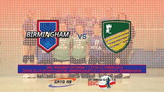 2018/2019 NVL WOMEN'S DIVISION 1: Birmingham VC 2 vs University of Nottingham Volleyball Women