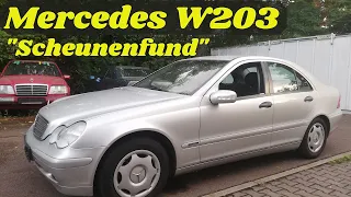 Mercedes W203 C-Klasse erst 51.000km und 20 Jahre alt | Scheunenfund | 1. Rentnerhand