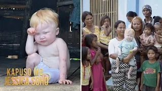 Batang asul ang mga mata at puting-puti ang kutis, may dala raw suwerte?! | Kapuso Mo, Jessica Soho