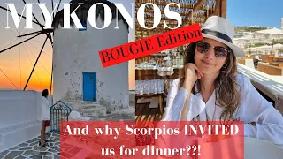 WHERE TO GO IN MYKONOS AS A BOUGIE FASHIONISTA and why Scorpios invited us for dinner!! I beach club