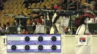 European Championship 10m, Air Rifle final (women)