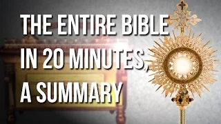 Learn The Bible In 20 Minutes, From Genesis To Revelations.